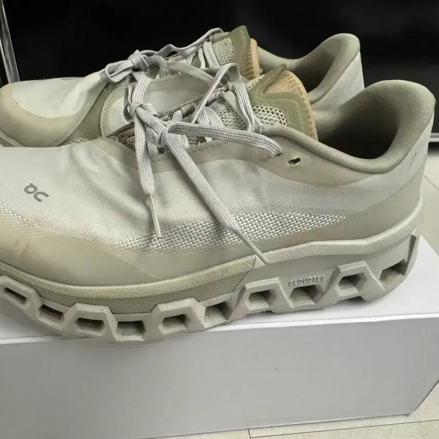 [BUNJANG] PAPE x ON Running Cloudmonster Moon Dust Sneakers / [255]파프x온러닝 클라우드몬스터 문더스트(파프온)