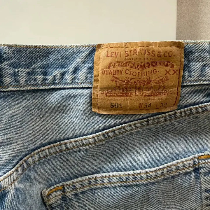 [BUNJANG] Levi's 501 Distressed Denim Jeans / 리바이스 501