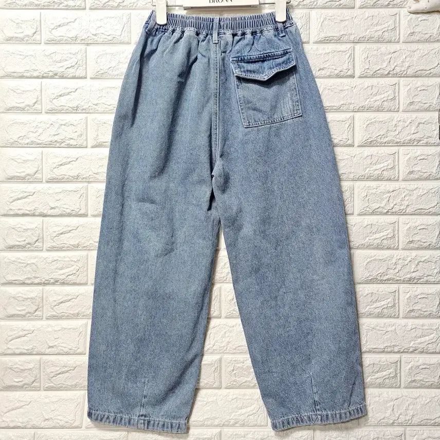[BUNJANG] Unbranded Star Pattern Denim Wide Pants / 별 패턴 데님 와이드 팬츠