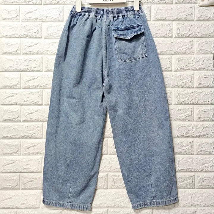 [BUNJANG] Unbranded Star Pattern Denim Wide Pants / 별 패턴 데님 와이드 팬츠
