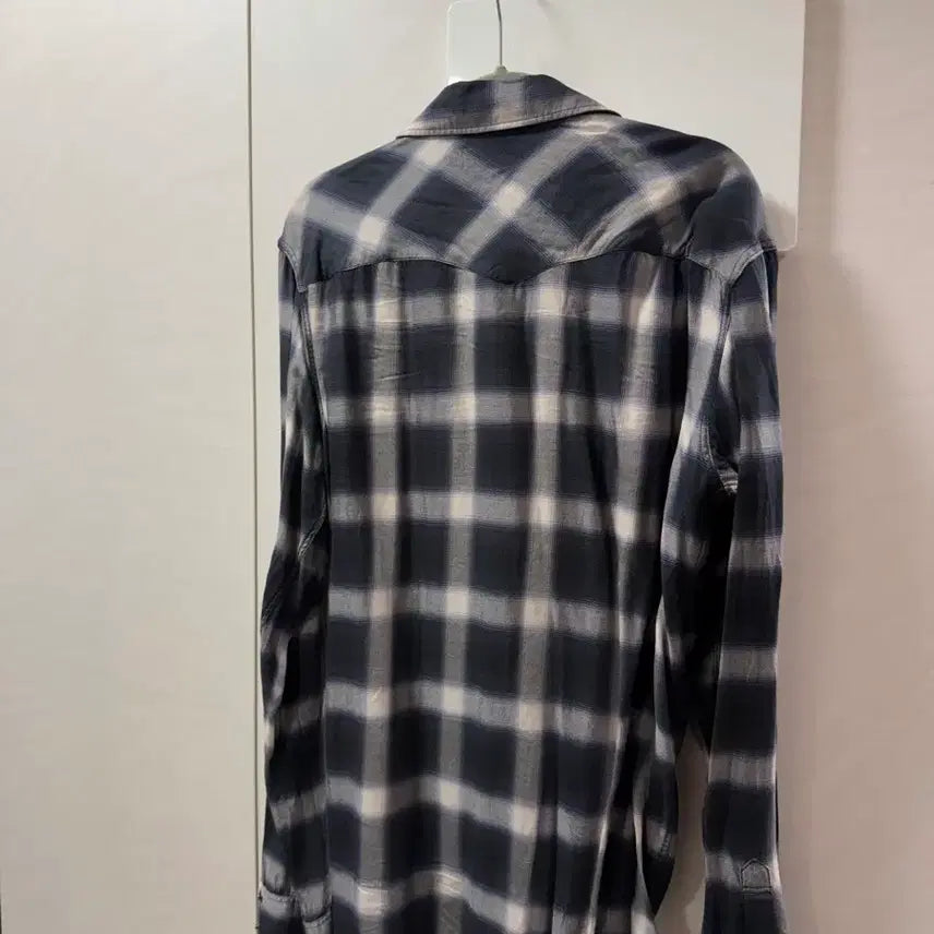 [BUNJANG] AllSaints Tencel Check Shirt / 올세인츠 리오셀 체크 셔츠