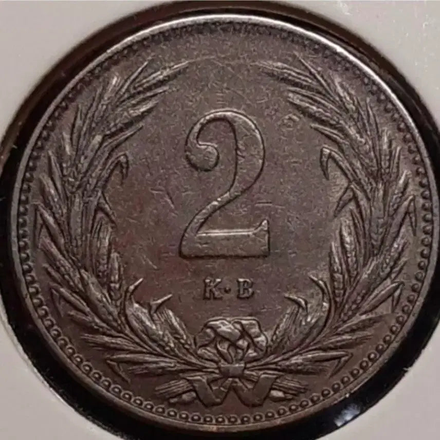 [BUNJANG] Hungary 1895 2 Filler Coin / 헝가리 준미사용 1895년 2필러.외국주화.주화 화폐 동전