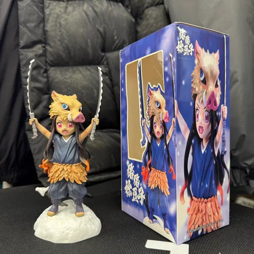 [BUNJANG] Demon Slayer Nezuko Inosuke Figure / 귀멸의 칼날 피규어 카마도네즈코 이노스케 피규어