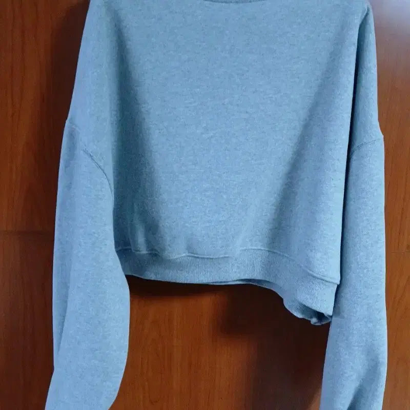 [BUNJANG] Cropped Fleece Sweatshirt / 새상품) 크롭 기모 맨투맨