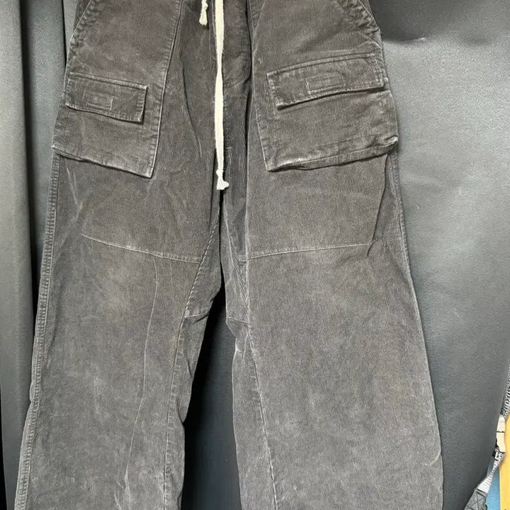 [BUNJANG] Polytelu Heavy Front Cargo Pajama Charcoal / [4] 폴리테루 헤비 프론트 카고 파자마 차콜