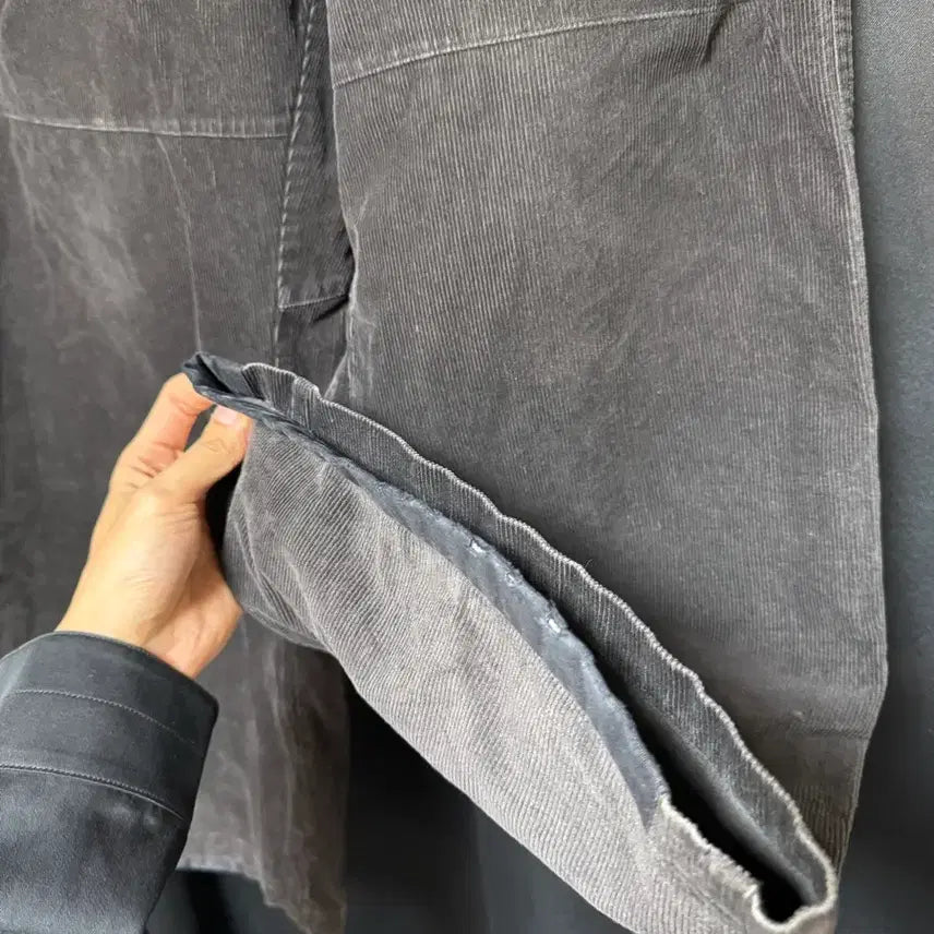 [BUNJANG] Polytelu Heavy Front Cargo Pajama Charcoal / [4] 폴리테루 헤비 프론트 카고 파자마 차콜