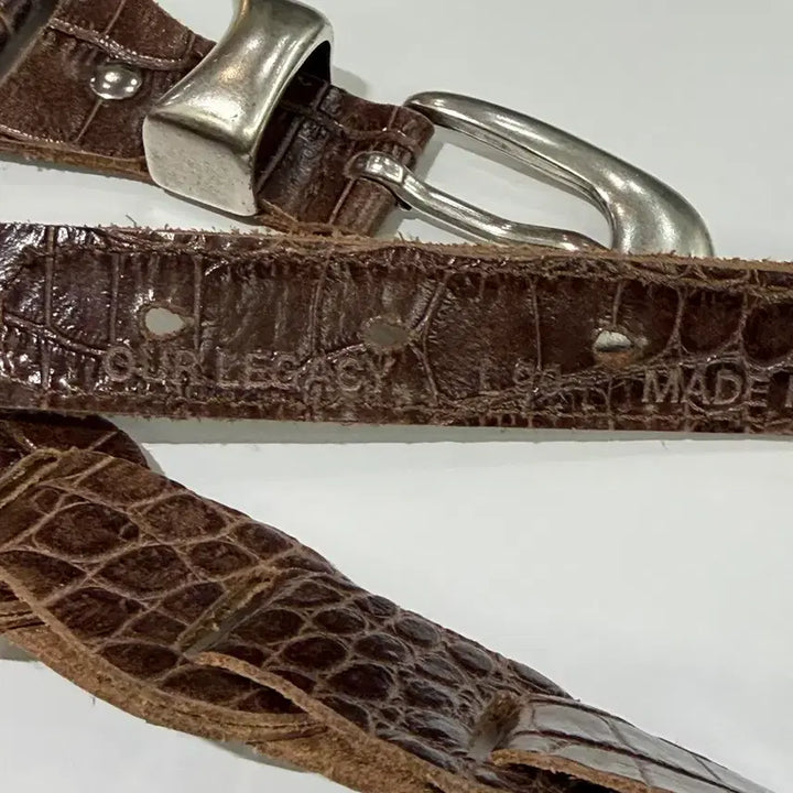 [BUNJANG] Our Legacy Croco Belt / 90) 아워레가시 크로커 벨트