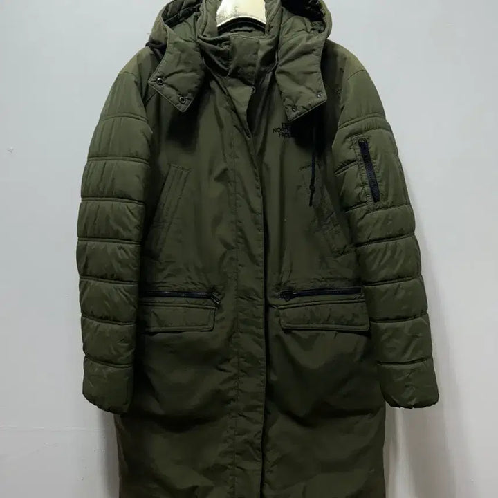 [BUNJANG] The North Face Long Padded Jacket Khaki Women&