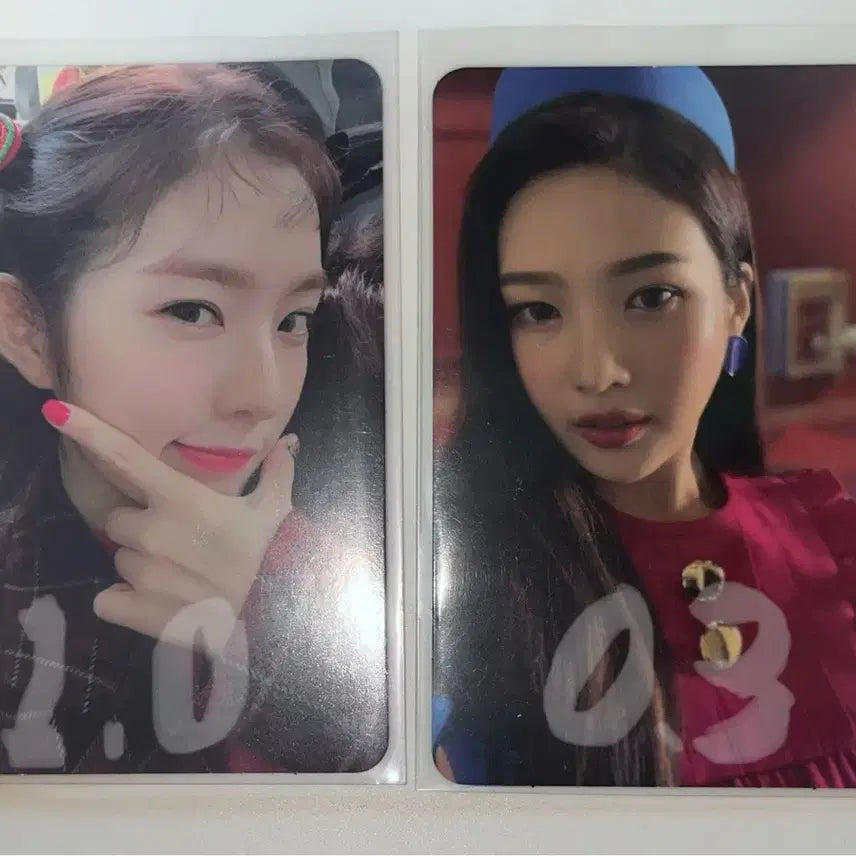 레드벨벳 아이린 조이 짐살라빔  빨간맛 예판 특전 럭드 포카