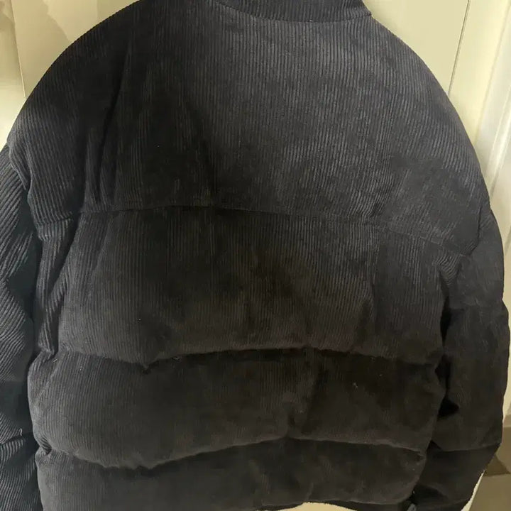 [BUNJANG] Solid Homme Corduroy Padded Jacket Black / [46] 솔리드옴므 코듀로이 패딩 블랙