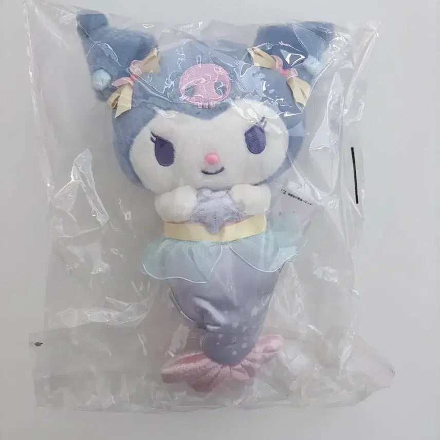 [BUNJANG] Kuromi Mermaid Plush Doll / 새상품)인어 쿠로미 인형