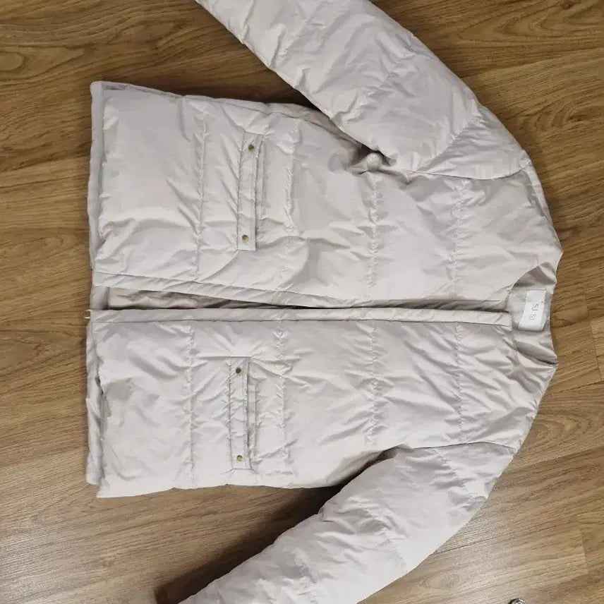 [BUNJANG] SJSJ Ivory Goose Down Padded Jacket / SJSJ 아이보리 구스다운 패딩 점퍼