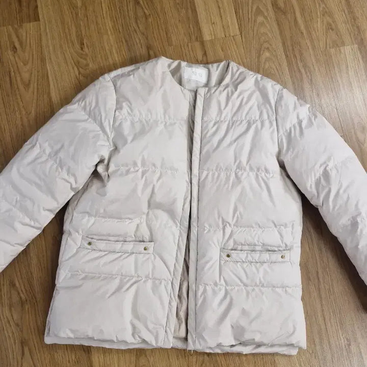 [BUNJANG] SJSJ Ivory Goose Down Padded Jacket / SJSJ 아이보리 구스다운 패딩 점퍼
