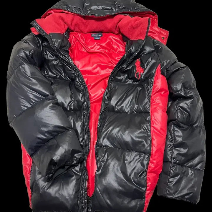 [BUNJANG] Polo Big Pony Padded Jacket / 폴로 빅포니 유광패딩