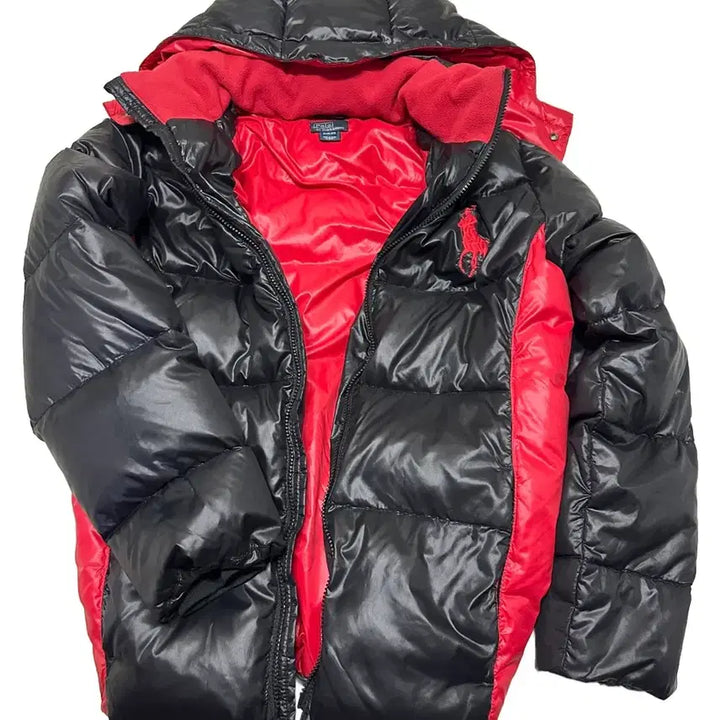 [BUNJANG] Polo Big Pony Padded Jacket / 폴로 빅포니 유광패딩