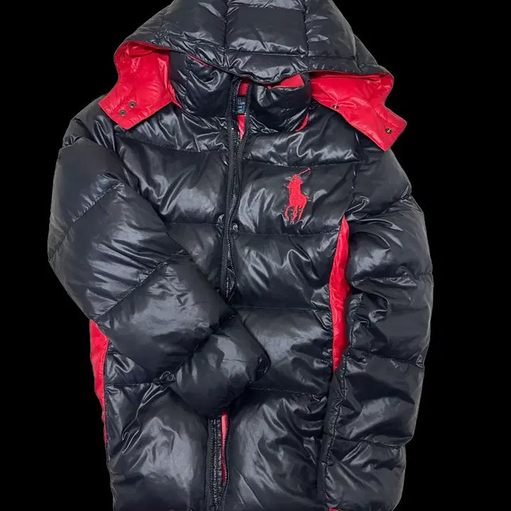 [BUNJANG] Polo Big Pony Padded Jacket / 폴로 빅포니 유광패딩