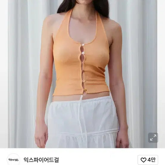 [BUNJANG] Expired Girl Aris Top Orange OS / 익스파이어드걸) 아리즈 탑 오렌지 OS
