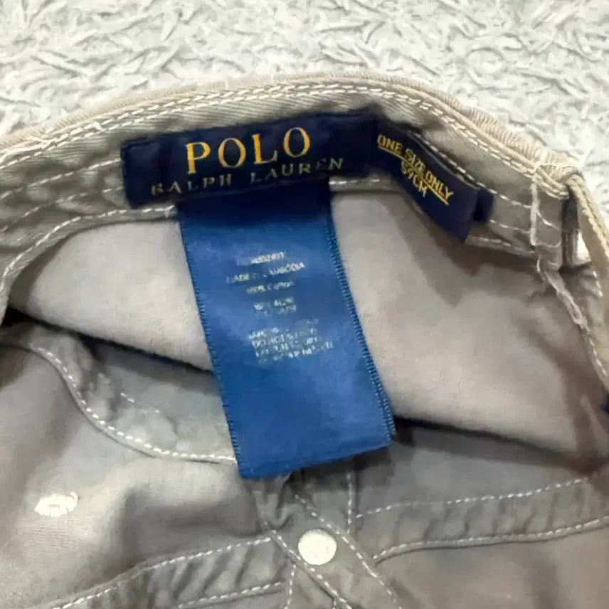 [BUNJANG] Polo Ralph Lauren Gray Ball Cap / 폴로 랄프로렌 볼캡 회색