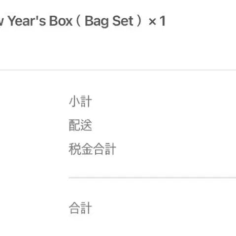 [BUNJANG] Pium New Year Box Bag Set - Black B Set / 피움 신년 뉴이어 박스 가방 세트 블랙 B 세트 판매