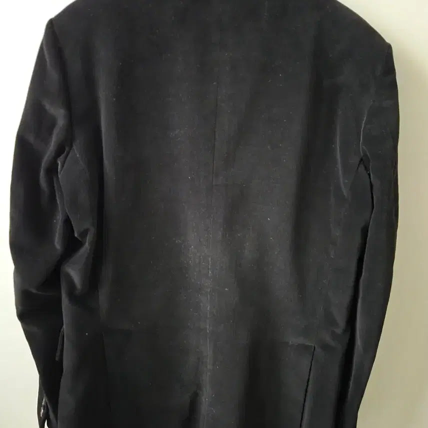 [BUNJANG] Tommy Hilfiger Black Velvet Jacket (Size 95) / 타미힐피거 블랙 벨벳 자켓 95사이즈