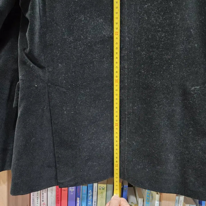 [BUNJANG] Tommy Hilfiger Black Velvet Jacket (Size 95) / 타미힐피거 블랙 벨벳 자켓 95사이즈