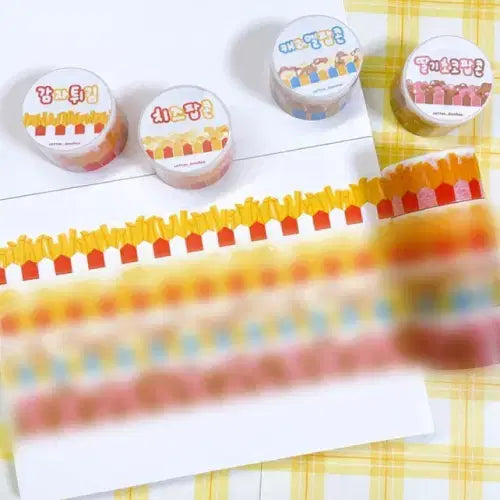 [BUNJANG] Danchunejaebongso French Fries Washi Tape / 단추네재봉소 감자튀김 마테