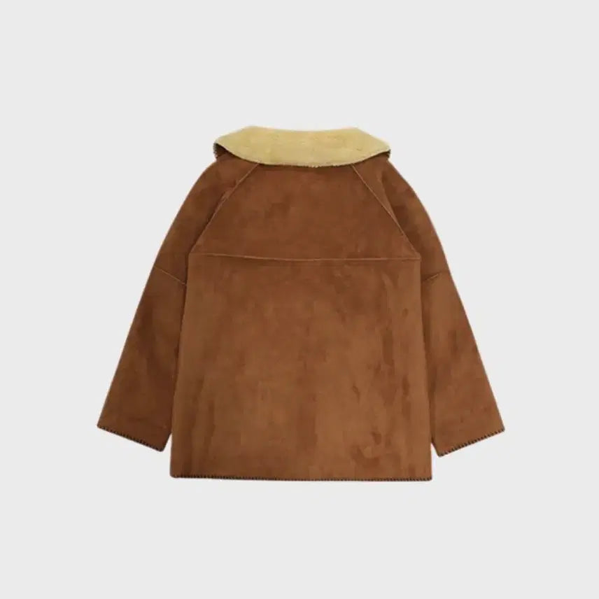 [BUNJANG] Freckle Round-Collar Midi Shearling Coat / 증정+택포)A타입 라운드카라 미디 시어링코트 프레클