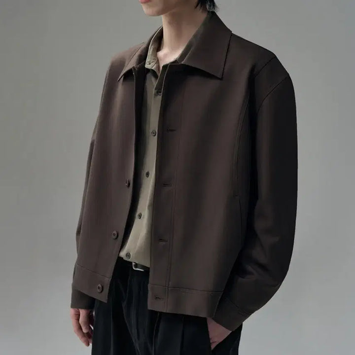 [BUNJANG] Drawfit Minimal Soft Wool Jacket - Cream (Size M) / [M] 드로우핏 미니멀 소프트 울 자켓 CREAM