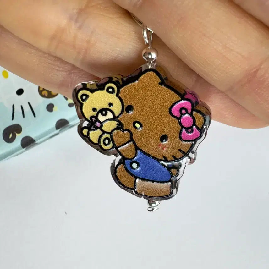 [BUNJANG] Kitty Phone Design Keyring / 키티 폰디자인 키링 (2종류)