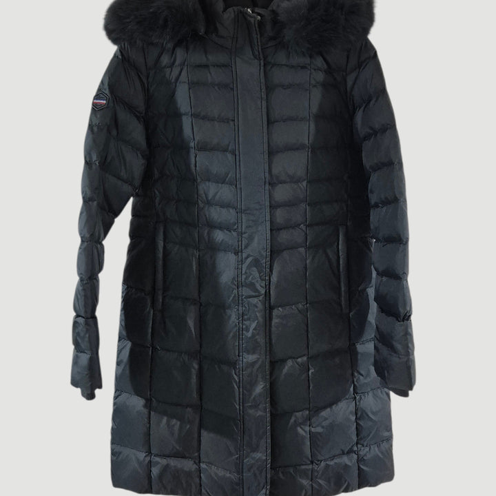 [BUNJANG] Figaro Women's Long Down Jacket / [90]피가로 여자 오리털 경량롱패딩