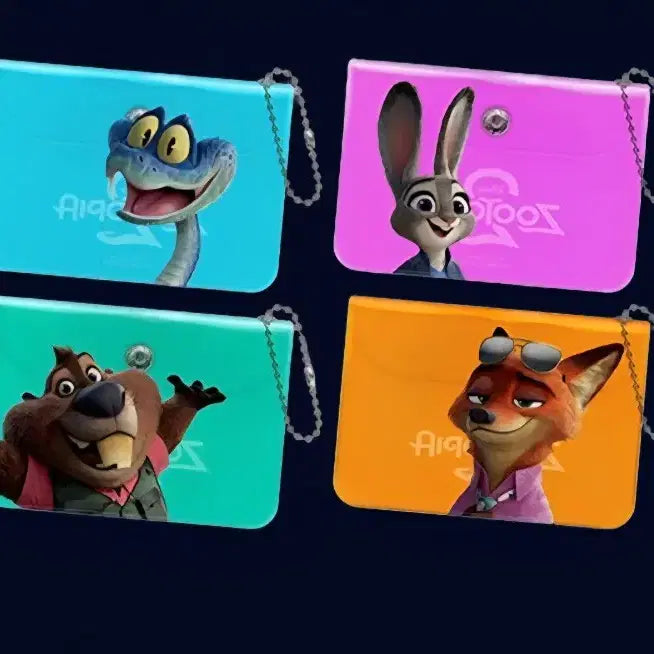 [BUNJANG] Zootopia Pouch Set / 주토피아 파우치 4종