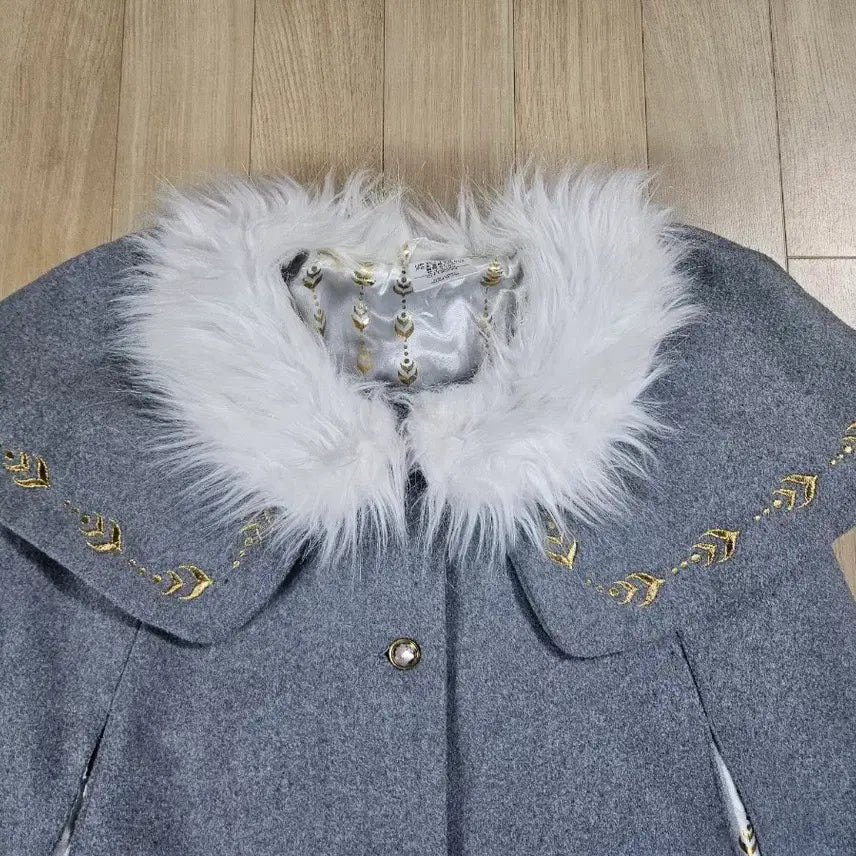 [BUNJANG] Disney Elsa Cape Coat / 디즈니 키즈 엘사 케이프 코트망토 7/8세