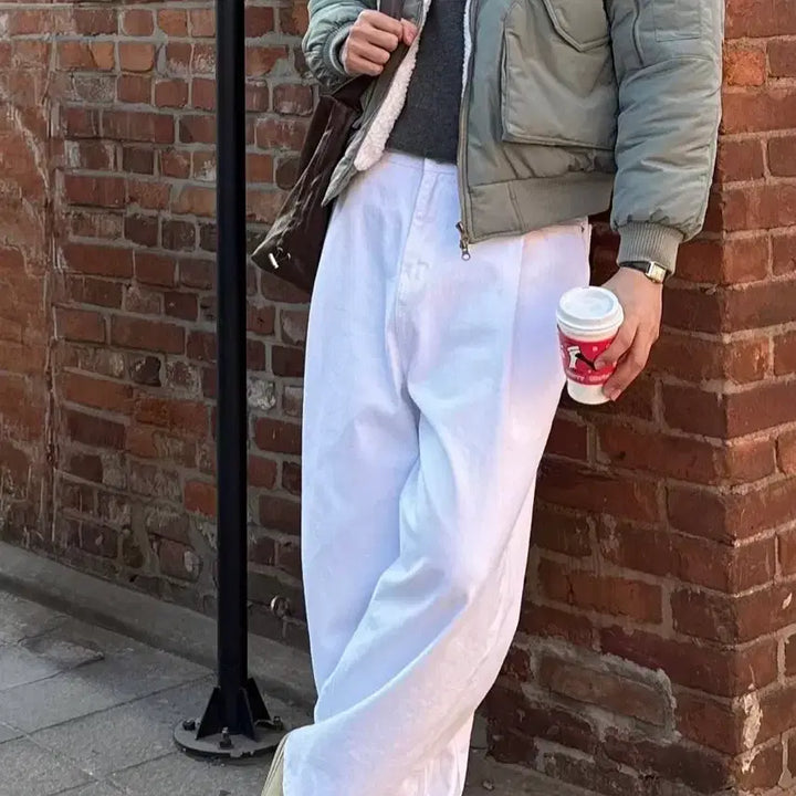 [BUNJANG] Heavy Nylon Aviator Mustang Jacket / 헤비 나일론 항공 무스탕