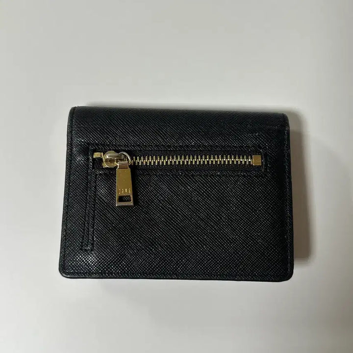[SOLD OUT] 닥스 [EVE] 블랙 DD 로고 투톤 리본 포인트 반지갑 DCWA1E51