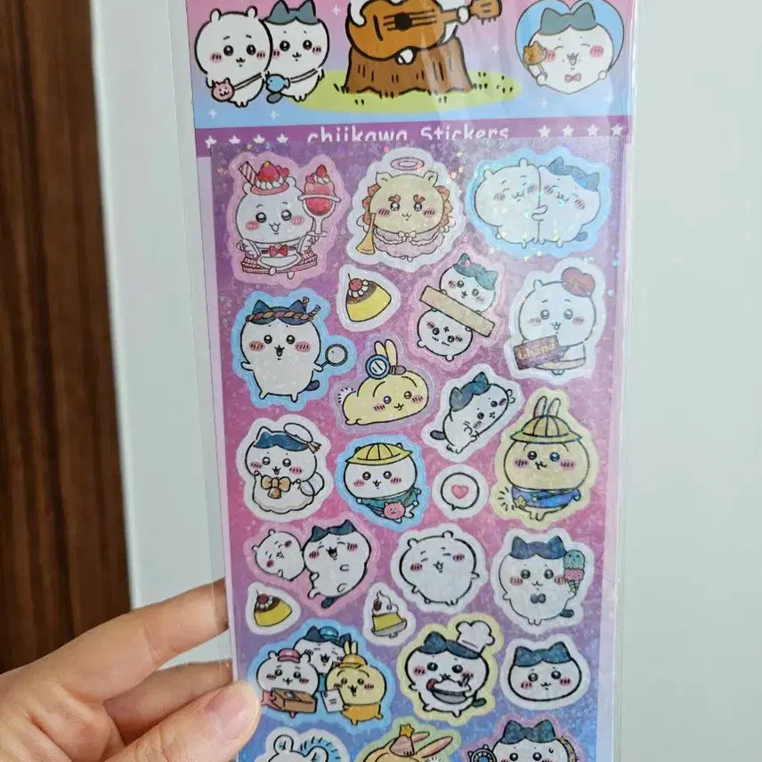 [BUNJANG] Chiikawa Sticker Set (Bundle Set) / (5장일괄)치이카와 먼작귀 스티커세트