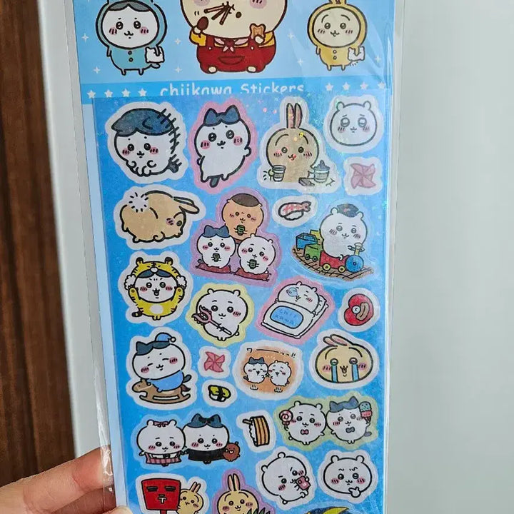 [BUNJANG] Chiikawa Sticker Set (Bundle Set) / (5장일괄)치이카와 먼작귀 스티커세트