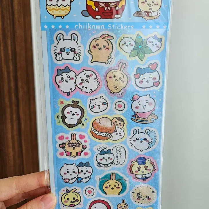 [BUNJANG] Chiikawa Sticker Set (Bundle Set) / (5장일괄)치이카와 먼작귀 스티커세트