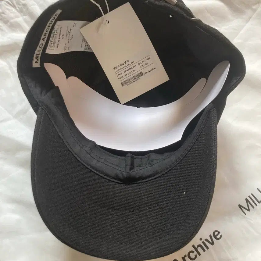 [BUNJANG] Millo Archive Mute 6-Panel Ball Cap / 새상품) 밀로아카이브 뮤트 6패널 볼캡 [워시드 블랙]