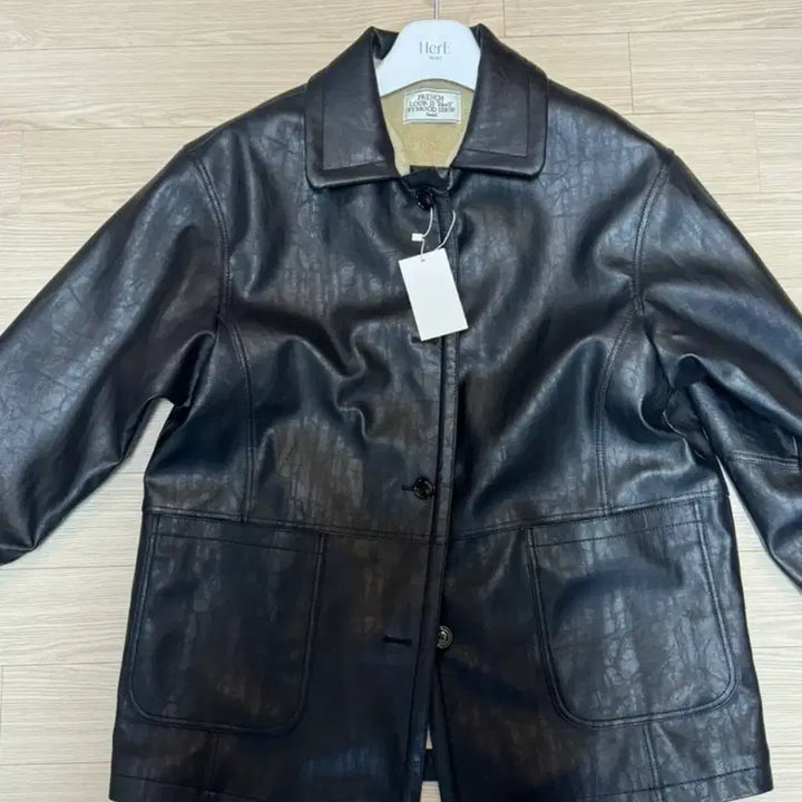 [BUNJANG] ByMyMood Half Leather Mustang / 바이무드 하프레더 무스탕