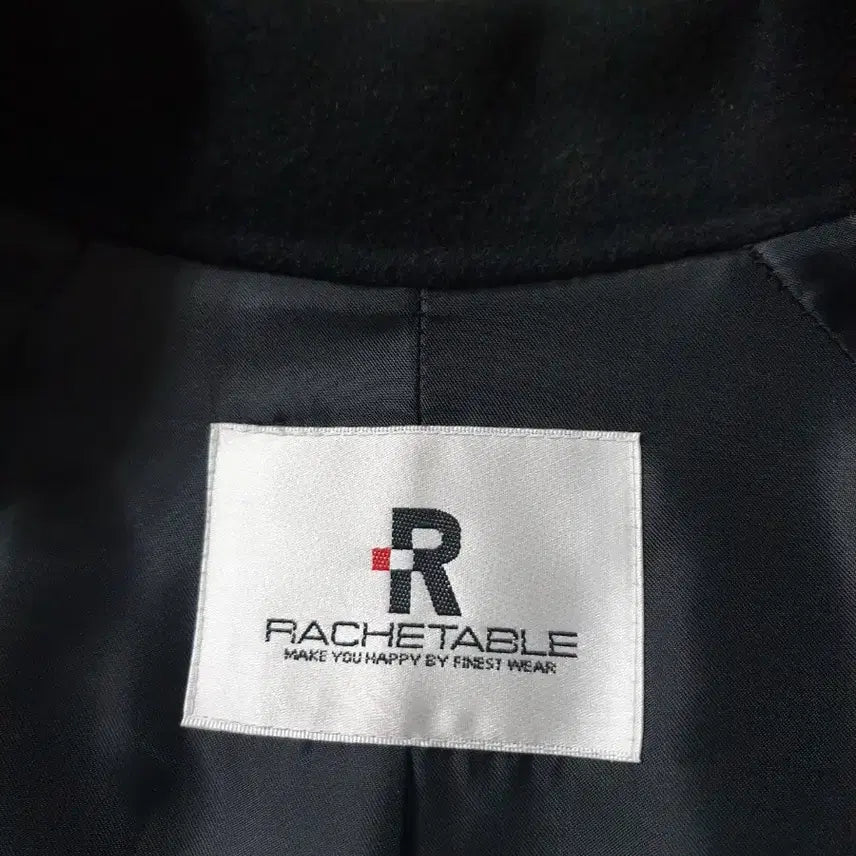 [BUNJANG] PIAZZA LUTENSE Black Wool Coat 55-66 / PIAZZA LUTENSE 블랙 모직 코트55~66