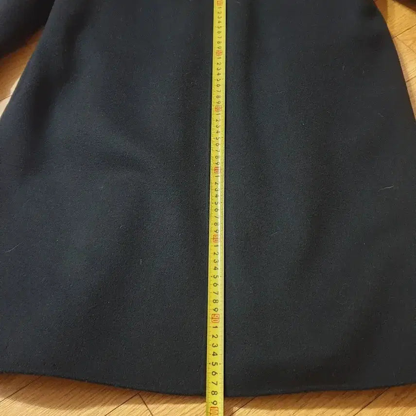 [BUNJANG] PIAZZA LUTENSE Black Wool Coat 55-66 / PIAZZA LUTENSE 블랙 모직 코트55~66