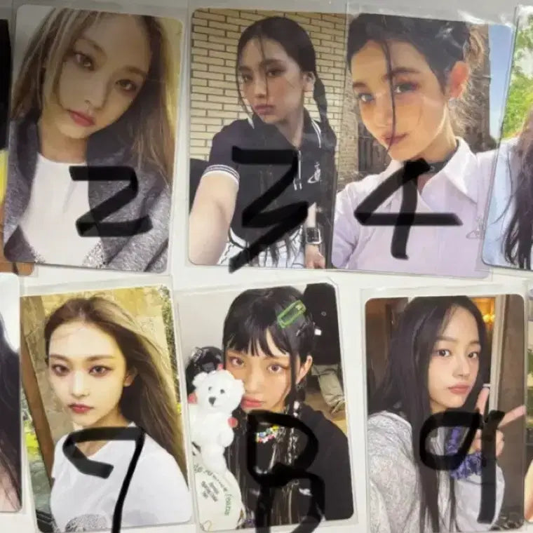 뉴진스 위버스 B 버전 포토카드 포카 일괄