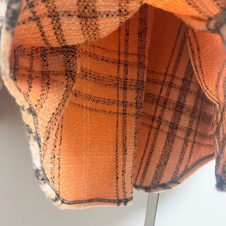 [BUNJANG] Designer Check Pattern Oversized Shirt Jacket / 미사용 디자인 브랜드 체크 자켓 셔츠 오버핏 55667788 사이즈 F