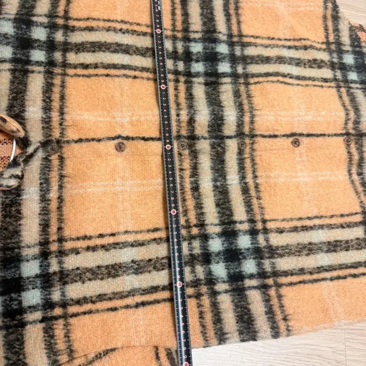 [BUNJANG] Designer Check Pattern Oversized Shirt Jacket / 미사용 디자인 브랜드 체크 자켓 셔츠 오버핏 55667788 사이즈 F