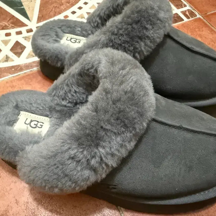[BUNJANG] UGG Diskette Slippers Charcoal 250 / UGG 어그 디스켓(디스케트) 슬리퍼 차콜 250 사이즈