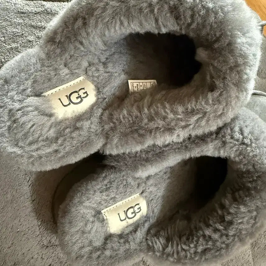 [BUNJANG] UGG Diskette Slippers Charcoal 250 / UGG 어그 디스켓(디스케트) 슬리퍼 차콜 250 사이즈