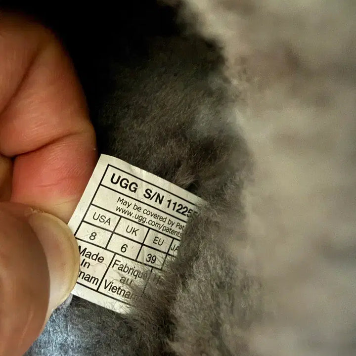 [BUNJANG] UGG Diskette Slippers Charcoal 250 / UGG 어그 디스켓(디스케트) 슬리퍼 차콜 250 사이즈