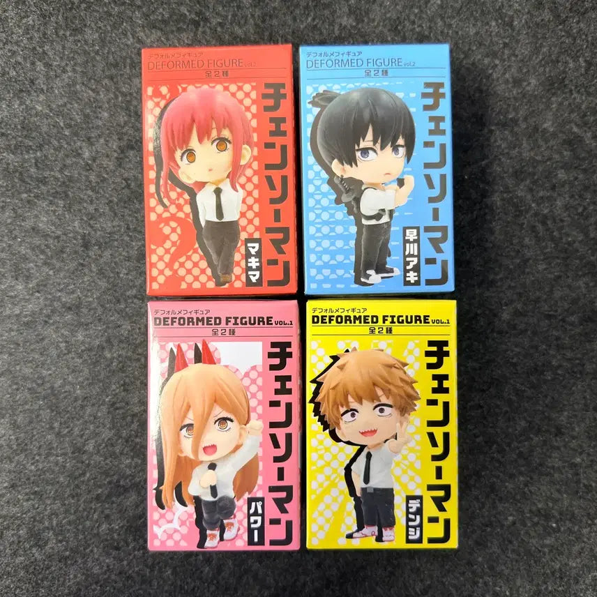 [BUNJANG] Taito Chainsaw Man Defo-Me! Figure Set / 체인소맨 타이토 데포르메 4종 일꽝판매합니다.