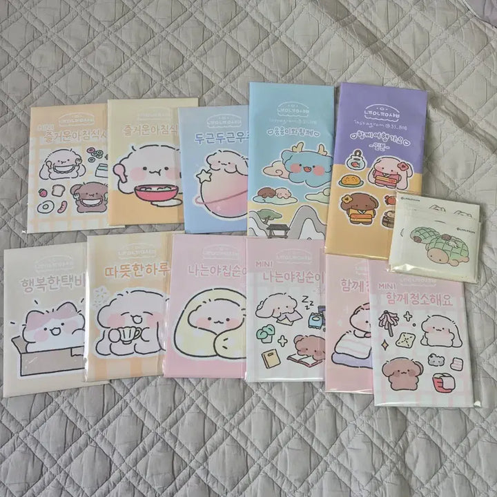 [BUNJANG] Nyung Nyung Shop Sticker Bundle Set / 늉늉샵 스티커 새상품 판매(원가이하)