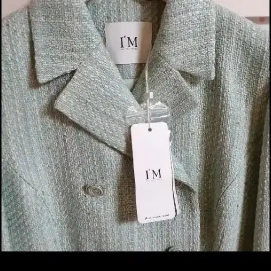 [BUNJANG] It MICHAA Mint Tweed Jacket (Size 55-66) / 잇미샤 민트 트위드자켓/55-정66 새상품 정가259000
